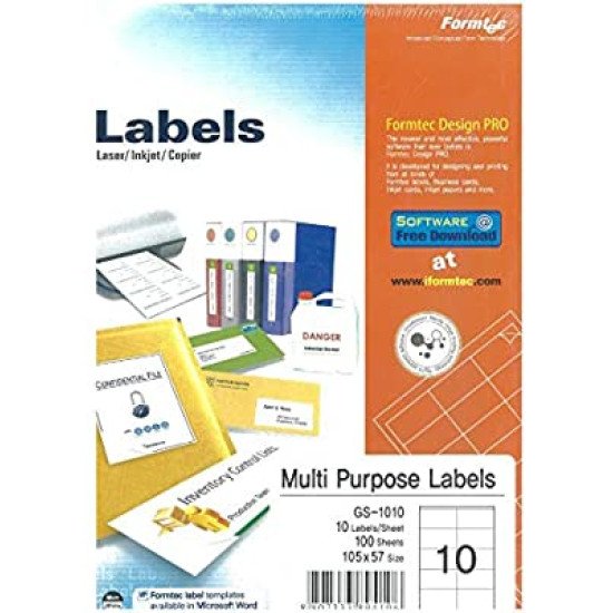 ورق لاصق - formatec-  labels 10