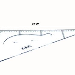 ادوات هندسة40/37 سم 2 قطعة كوكى